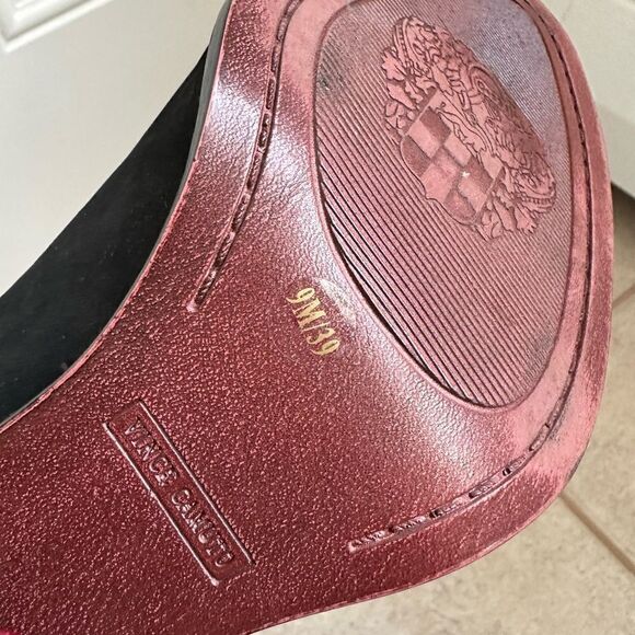 Vince Camuto size 9 Women's Federa Cutout Side Booties boots black real leather - Picture 4 of 9